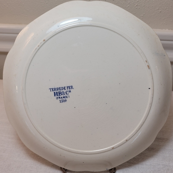 Vintage French H.B & Cie Terre De Fer 1510 ( Land of Iron) decorative plate - Picture 4 of 10